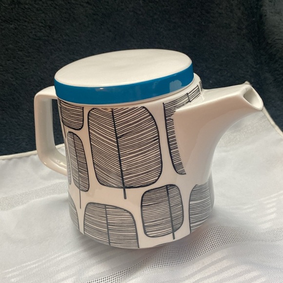 John Lewis  'Little Trees' Teapot Mid Century Retro Style made by Stokes - Picture 4 of 16